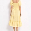 FashionWave SELF STRIPE RUFFLE DRESS FashionWave SELF STRIPE RUFFLE DRESS
